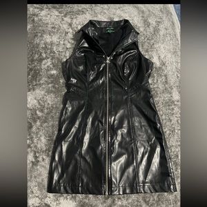 tripp nyc dress zip up collar goth punk y2k hot topic killstar